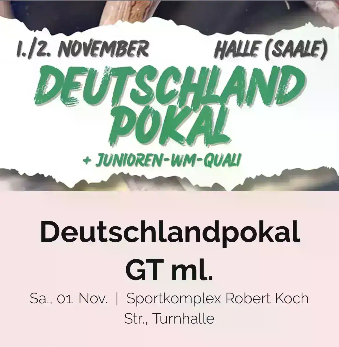 DEUTSCHLANDPOKAL im TOP-TURNZENTRUM HALLE